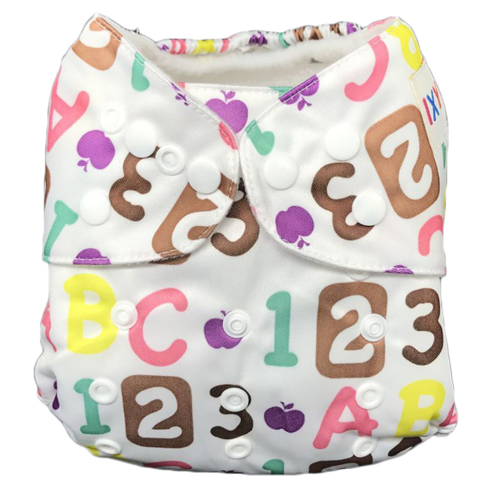 IXYVIA 1Cloth Pocket Diapers Adjustable Snaps #6